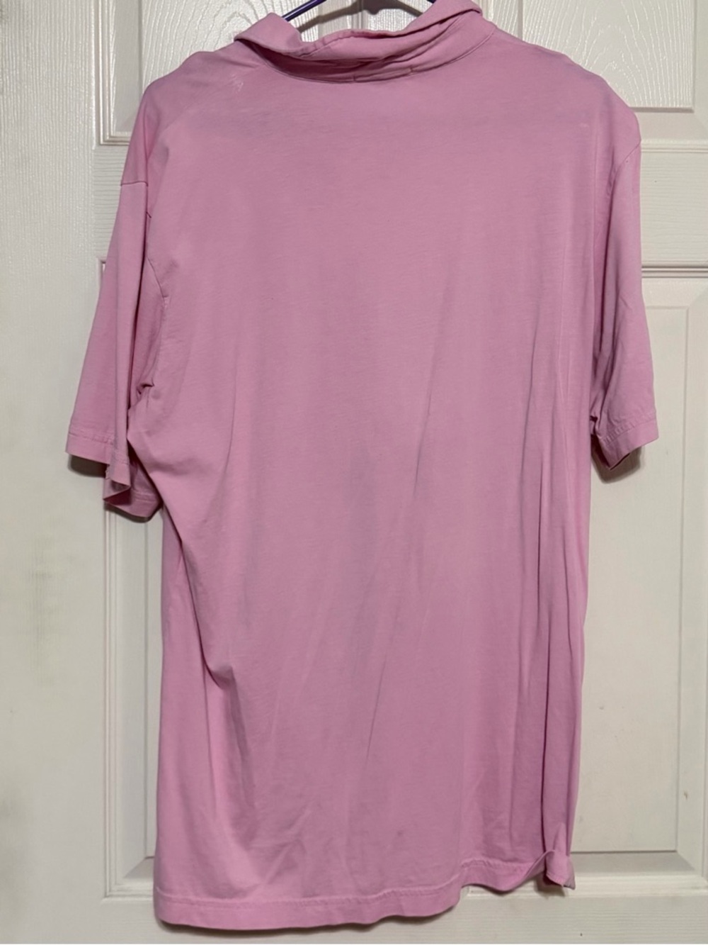 Peter Millar Scotty Cameron Men's Light Pink Polo Shirt with Chest Pocket - Picture 3 of 3